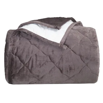 Customized Heavy Soft Quality Fleece Weighted Flannel Blankets for 25lbs Fleece Blanket Weighted Blanket