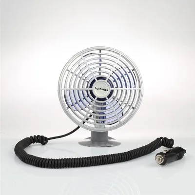 5 Inch 12V DC Car Windows Suction Cup Cooling Automobile Fan Truck Vehicle Car Fan With Suction Cups Holder