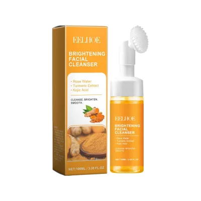 Turmeric Pore-Tightening Cleanser for Facial Oil Control, Hydration, and Skin Nourishment Without Tightness