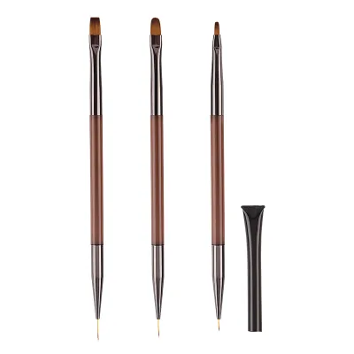Acrylic Both Ends Nail Art Pen Drawing Gel Paint Art Pen Set Professional Nail Art Brushes