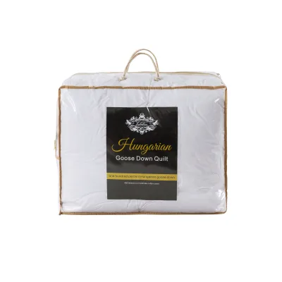 2025 OEM Big Order Service UK Size Duvet Insert 100% Cotton Warm Soft 13.5 Tog Goose Down Duvet