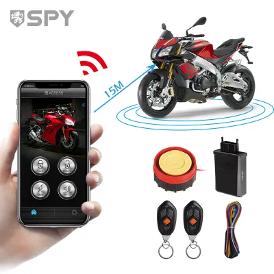 Remote Engine Start Control with SPY BT APP Safeguard Motorcycle Alarm System with Mobile Phone Connectivity