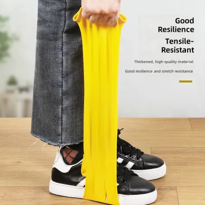 Thick Latex Gloves Rubber Oxford-Style Labor Protection Waterproof Non-Slip Yellow Extended Cuffs for Dishwashing Household