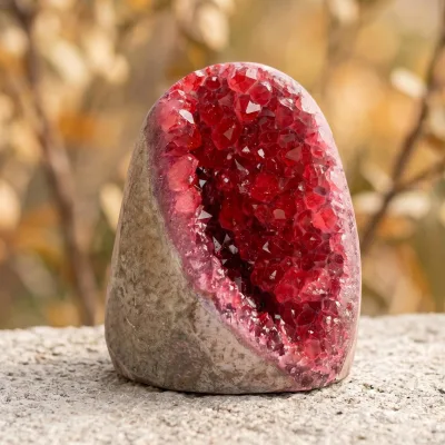Wholesale Natural Red Quartz Geode Cluster Mineral Specimen Home Decor for Crystal Collectors