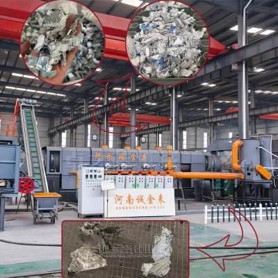 Fully Automatic Continuous UBC Aluminum Beverage Can Decoating & Carbonization Furnace Production Line Eco-Friendly Equipment