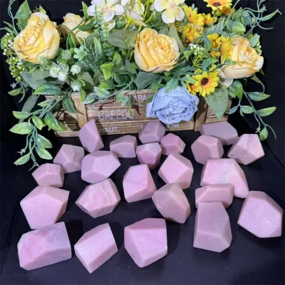 Hot Selling Wholesale Gemstone Natural Healing Crystal Pink Opal Free Form for Home Decoration