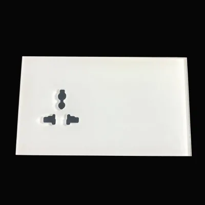 Best Quality Custom Drill Hole Tempered Glass Switch Panel