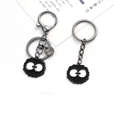 2024 New Products Metal Craft Custom Cute Design Briquettes Enamel Plant Monstera Keychain