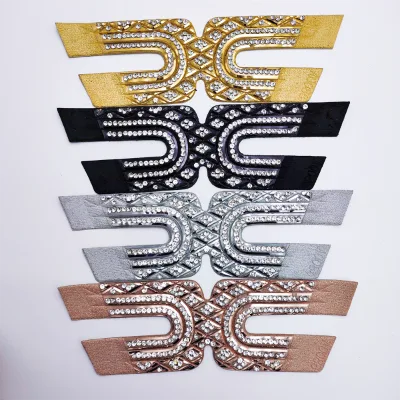 Hot Sales New Trend Girl Sandals Vamp Rhinestone Rope Trimming Welt for Lady Shoes Sandal Upper