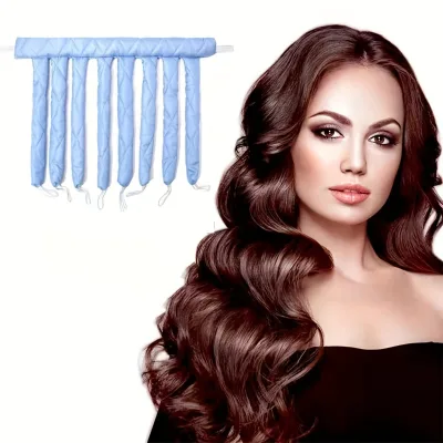 Overnight Heatless Hair Curler Multi-tube Soft Fabric Wave Roller Lazy Sleeping No Heat Hair Styling Tool