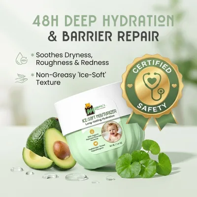 New Relieve Skin Hot and Stuffy Baby Silky-Soft Moisturizer Body Cream Moisturizing Kids Body Lotion for Kids From 0-3years