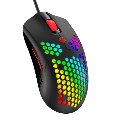 OEM ODM Freewolf M5 RGB Gaming Mouse Wireless Rechargeable Ergonomic Design Lightweight Honeycomb Optical Game Mice