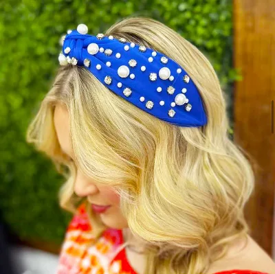 Multi-color Center Knotted Creative Designed Shiny Rhinestone Hair Band Diamond Hair Hoop Crystal Headbands Hair Accessories