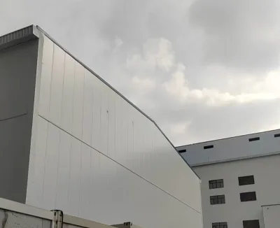 BAODU Industrial Rock Wool Decorative Insulating Sandwich Panels with Fireproof Waterproof Features for Workshop