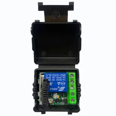 Wireless Remote Control Switch 5V-24V DC, Long Range RF Electric Control Lock for Gate Door Cabinet Access