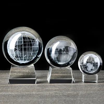 80mm Premium Technique Polished Transparent K9 Clear Crystal Glass Sphere Ball Handcrafted Crystal Crafts