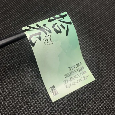 Custom Printed Roll Waterproof Synthetic Paper Adhesive Square Brand Logo Label Sticker
