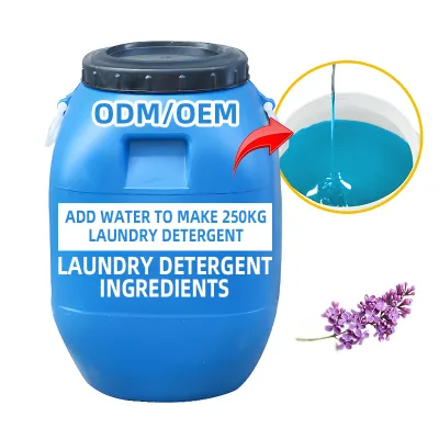 Concentrated Laundry Detergent Raw Material Commercial Lavender Scent Deep Cleaning Powerful Decontamination