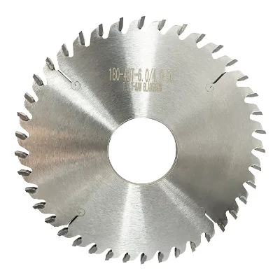 Slotted Alloy Flat Tooth Saw Blade Milling Cutter for Cutting Wood