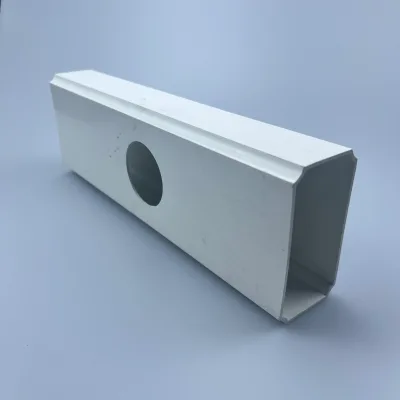 Lightweight PVC Hydroponic Tube Environmentally Friendly for Soilless Cultivation Cutting and Extruding Processing Service