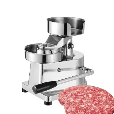 Hot Selling 5 Inch Aluminum Manual Hamburger Patty Press for Home Use Food Shops Manufacturing Plants-Meat Making Machines