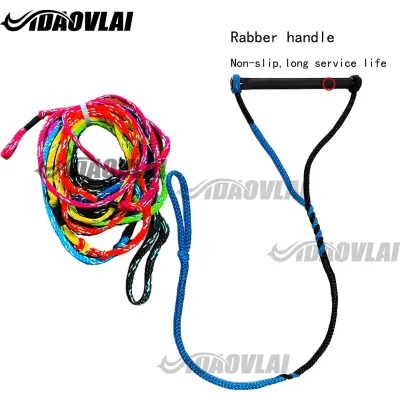 Polyethylene Braided Hollow for Sports Water Ski Rope Surf Rope with Handle