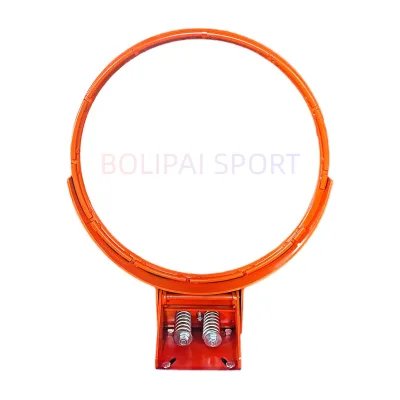 BOLIPAI Custom Heavy-Duty Basketball Rim Solid Steel Double Springs Breakaway Ring with Net Court Equipment for Dunking