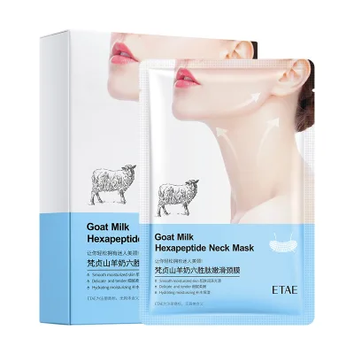 VENZEN ZHIDUO private label natural herb goat milk whitening moisturizing collagen firming skin care neck mask