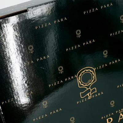 Premium Factory Direct Eco-friendly Pizza Box with Gold Hot Foil Customize Printing Mailer Paper Tube Gift Custom Size