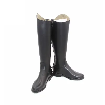 Horse Riding Boots Lightweighted Equestrian Horse-Riding Microfiber High Zipper Boots