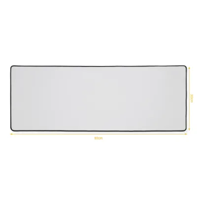 AY Factory Wholesale Blank Rubber Gaming Mouse Pad With Smooth Gliding Surface Anti Slip and Durable Promotional White Mouse Pad