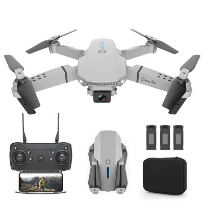 Factory E88 4k Hd 1080p Wifi Real-Time Transmission Fpv Drone Follow Me Foldable Rc Quadcopter Mini Drone With Dual Camera