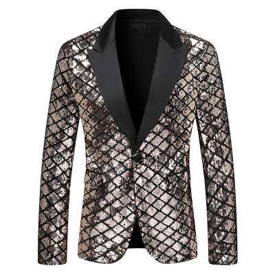 High Quality Night Club Leisure Formal Men's Tuxedo for Wedding Suit
