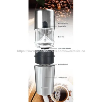 Portable rechargeable coffee machine