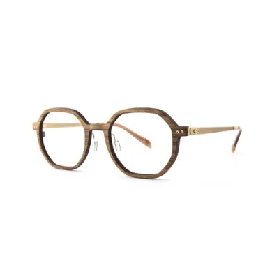Lightweight high quality lens changeable wood optical frame octagon shape