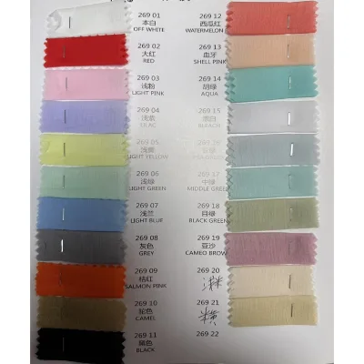 Factory Direct Sell Crepe Chiffon Gauze Fabric for Women and Girl