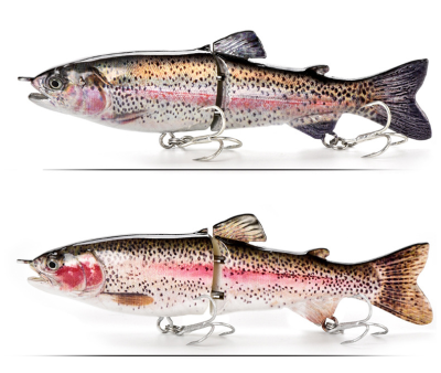 12.5cm 24g big game lifelike 2 joints fish lure fishing bait