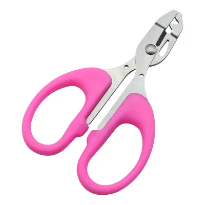 Multifunctional Fishing Tackle Pliers Stainless Steel Scissors Cutting Fishing Line Sharp Remover Hook Removal