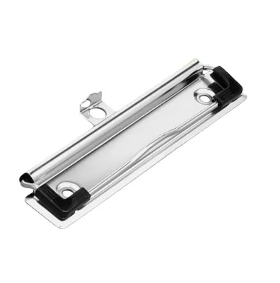 Eco-friendly Cheap Price clear Delicate Iron Stainless Steel Paper File Clipboard Clip for School Office Stationery