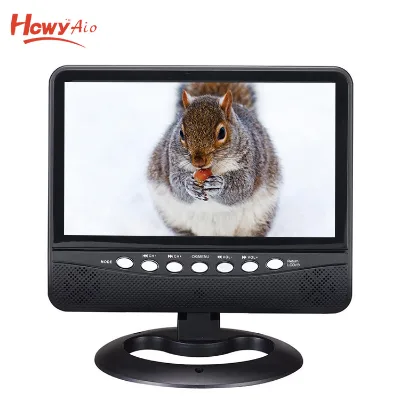 HCWY 9inch LCD/LED Small Mini Analog Television Portable Car TV 9 Inch Portable DVD Player With TV