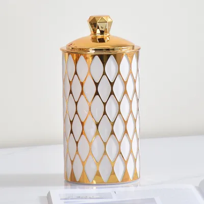 Custom Logo Gold Plastic Candy Storage Jar with Lid Transparent Bulk Candy Container for Candy Bar Party Favors