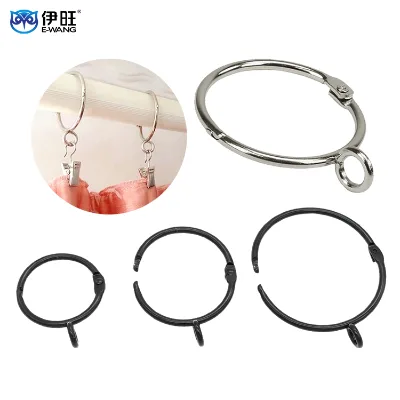 DIY Curtain Hardware Rustic Curtain Rings Vintage Drapery Hangers Curtain Ring with Eyelet