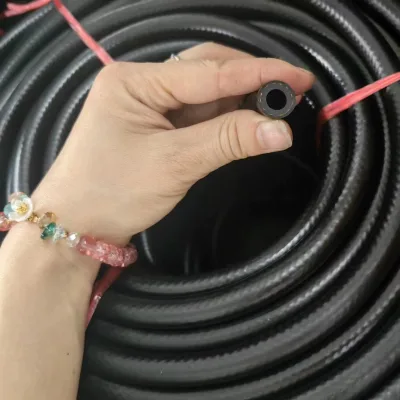 R6 High Temperature Resistant Fuel Hose High Tensile Steel Wire Spiral Reinforcement Cutting Customizable Length for Engine High