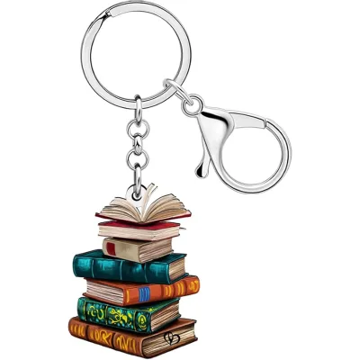 Digital Printing Acrylic Keychain Promotion Version, Suitable for Bags