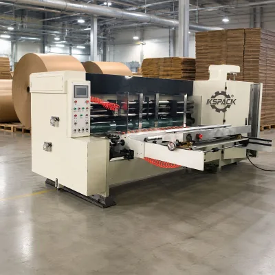 Heavy Duty Automatic Corrugated Cardboard Slotting Creasing Machine for High Precision Paper Box Production Factory