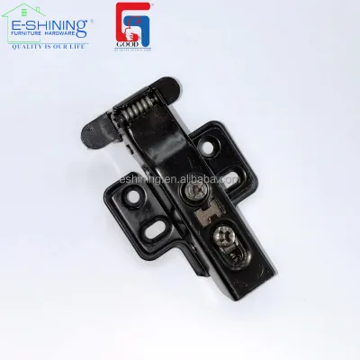 Soft Closing Black Aluminum Frame Hinge for Aluminum Profile Door Furniture Hardware Heavy Duty