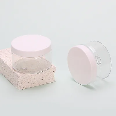 Plastic PET Container Jar With PP Lid for Cosmetic Cream and Food Packing 125ml