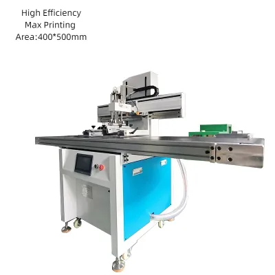 Semi-Automatic Pneumatic Screen Printer Machine Conveyor Belt New Condition Card Paper Printer High-Speed 1800pcs/hr Non Woven