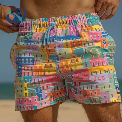 Custom Sport Cotton Sweat Pants Men Running Gym Shorts High-end Customization Board Shorts