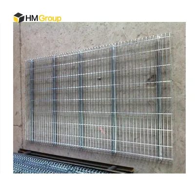 Flare/ U Channel Warehouse Welded Storage Galvanized Wire Mesh Decking for Step Beam